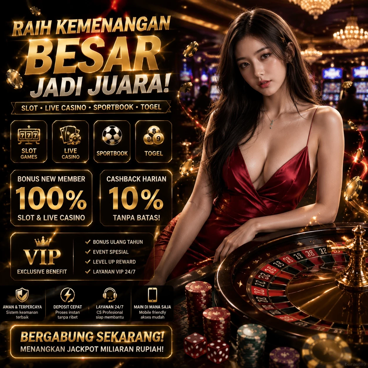 Cara Mendaftar dan Verifikasi Akun di beras889